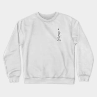 Alexia Putellas black silhouette (small) Crewneck Sweatshirt